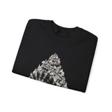 Surreal Ocean Sweatshirt, Seashell City Illusion Art Crewneck, Sailing Tee, Ocean Lover Gift