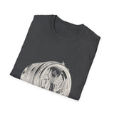 Surreal Photographer Shirt, Camera Lens Waterfall Illusion Art Tee, Photographer Gift, Camera Tee, Vintage Engraving Tee