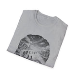 Surreal Celestial Shirt, Moon Stepping Stones Illusion Art Tee, Moon Phase Tee, Mystical Witchy Gift