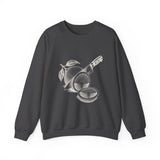 Surreal Chef Sweatshirt, Lemon Sunrise Illusion Art Crewneck, Chef Gift, Vintage Engraving Tee