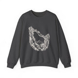 Surreal Fantasy Sweatshirt, Hands Bridge Illusion Art Crewneck, Whimsical Dreamer Tee, Fantasy Lover Gift