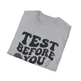 Test Before You Touch Shirt, Funny Electrician Shirt, Electrician Gift, Lineman Tee, Tradesman Gift