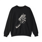 Surreal Teacher Sweatshirt, Pencil Road Schoolhouse Illusion Art Crewneck, Teacher Gift, Vintage Engraving Tee