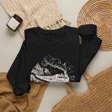 Surreal Music Sweatshirt, Piano Key Train Bridge Illusion Art Crewneck, Musician Gift, Piano Guitar Tee