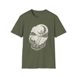 Surreal Space Shirt, Painting the Stars Illusion Art Tee, Astronomy Tee, Space Lover Gift