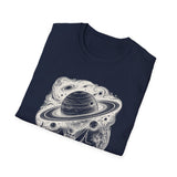 Surreal Space Shirt, Saturn Balloon Illusion Art Tee, Astronomy Tee, Space Lover Gift
