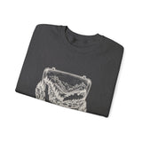 Surreal Travel Sweatshirt, Suitcase Valley Illusion Art Crewneck, Adventure Gift, Wanderlust Tee
