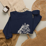 Surreal Teacher Sweatshirt, Pencil Road Schoolhouse Illusion Art Crewneck, Teacher Gift, Vintage Engraving Tee