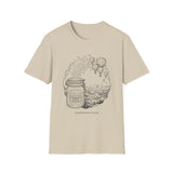 Surreal Sourdough Shirt, Starter to Balloons Illusion Art Tee, Sourdough Starter Gift, Bread Baker Tee