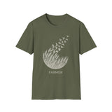 Surreal Farmer Shirt, Wheat to Birds Illusion Art Tee, Farmer Gift, Farm Tee, Homestead Gift