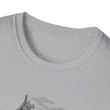 Surreal Combat Archery Shirt, Bow to River Bend Illusion Art Tee, Archery Gift, Archer Tee, Combat Archery Gift