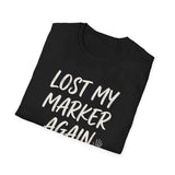 Lost My Marker Again Shirt, Funny X-Ray Tech Shirt, Radiology Tech Gift, Rad Tech Week Tee, Radiologic Technologist