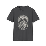 Surreal Ocean Shirt, Octopus Oak Illusion Art Tee, Whale Sea Life Tee, Beach Lover Gift