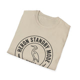Heron Standby Mode Shirt, Funny Birder Shirt, Bird Watcher Gift, Birdwatching Tee, Birder Gift
