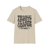 Triage Tetris Champion Shirt, Funny ER Nurse Shirt, ER Nurse Gift, Emergency Nurse Tee, Nurse Week Gift