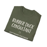 Rubber Duck Consultant Shirt, Funny Software Engineer Shirt, Programmer Gift, Software Developer Tee, Coder Gift