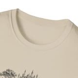 Surreal Fantasy Shirt, Tree City Illusion Art Tee, Whimsical Dreamer Tee, Fantasy Lover Gift