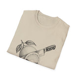Surreal Chef Shirt, Lemon Sunrise Illusion Art Tee, Chef Gift, Vintage Engraving Tee