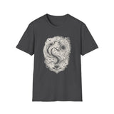 Surreal Celestial Shirt, Milky Way Teapot Illusion Art Tee, Moon Phase Tee, Mystical Witchy Gift