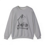 Surreal Fantasy Sweatshirt, Desk Lamp Sun Illusion Art Crewneck, Whimsical Dreamer Tee, Fantasy Lover Gift
