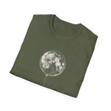 Surreal Celestial Shirt, Moon Balloon Illusion Art Tee, Moon Phase Tee, Mystical Witchy Gift