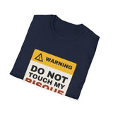 Do Not Touch My Bisque Shirt, Funny Pottery Warning Label Tee, Ceramic Artist Gift, Potter Gift, Pottery Studio T-Shirt