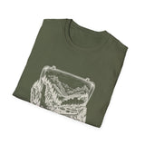 Surreal Travel Shirt, Suitcase Valley Illusion Art Tee, Adventure Gift, Wanderlust Tee