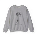 Surreal Celestial Sweatshirt, Moon Balloon Illusion Art Crewneck, Moon Phase Tee, Mystical Witchy Gift