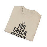 Rig Check Before Coffee Shirt, Funny EMT Shirt, EMT Gift, Paramedic Tee, First Responder Gift
