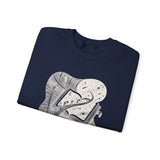 Surreal Bookish Sweatshirt, Endless Library Illusion Art Crewneck, Book Lover Gift, Reader Tee, Dark Academia Shirt