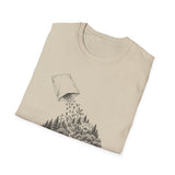 Surreal Garden Shirt, Seed Packet Forest Illusion Art Tee, Gardener Gift, Botanical Plant Tee