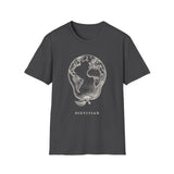 Surreal Dietitian Shirt, Apple to Globe Illusion Art Tee, Dietitian Gift, Nutrition Tee, RD Gift