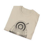Surreal Combat Archery Shirt, Target to Sunset Illusion Art Tee, Archery Gift, Archer Tee, Combat Archery Gift