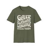 Gait Is My Love Language Shirt, Funny Physical Therapy Shirt, PT Gift, Physical Therapist Tee, Rehab Team Gift