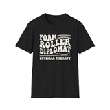 Foam Roller Diplomat Shirt, Funny Physical Therapy Shirt, PT Gift, Physical Therapist Tee, Rehab Team Gift