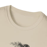 Surreal Bird Shirt, Heron Constellation Illusion Art Tee, Bird Lover Gift, Birdwatching Tee