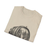 Surreal Photographer Shirt, Camera Lens Waterfall Illusion Art Tee, Photographer Gift, Camera Tee, Vintage Engraving Tee