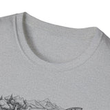 Surreal Forest Shirt, River Fish Illusion Art Tee, Wildlife Nature Tee, Outdoor Lover Gift