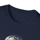 Surreal Celestial Shirt, Moon Balloon Illusion Art Tee, Moon Phase Tee, Mystical Witchy Gift