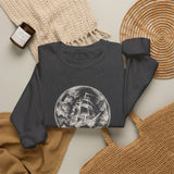 Surreal Ocean Sweatshirt, Ship in a Light Bulb Illusion Art Crewneck, Sailing Tee, Ocean Lover Gift