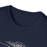 Surreal Music Shirt, Bird Notes Illusion Art Tee, Musician Gift, Piano Guitar Tee
