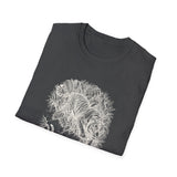 Surreal Cat Shirt, Shadow Tiger Illusion Art Tee, Cat Lover Gift, Vintage Engraving Cat Tee