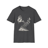 Surreal Garden Shirt, Watering Can Birds Illusion Art Tee, Gardener Gift, Botanical Plant Tee