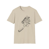 Surreal Teacher Shirt, Pencil Road Schoolhouse Illusion Art Tee, Teacher Gift, Vintage Engraving Tee