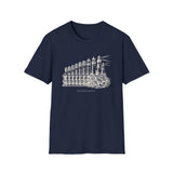 Surreal Phlebotomist Shirt, Tubes to Lighthouses Illusion Art Tee, Phlebotomy Gift, Lab Week Tee
