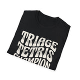 Triage Tetris Champion Shirt, Funny ER Nurse Shirt, ER Nurse Gift, Emergency Nurse Tee, Nurse Week Gift