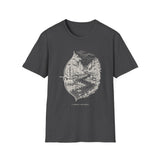 Surreal Combat Archery Shirt, Bow to River Bend Illusion Art Tee, Archery Gift, Archer Tee, Combat Archery Gift