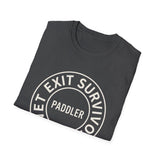 Wet Exit Survivor Shirt, Funny Paddler Shirt, Kayaker Gift, Paddling Tee, Lake Life Gift
