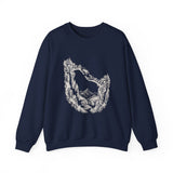 Surreal Fantasy Sweatshirt, Hands Bridge Illusion Art Crewneck, Whimsical Dreamer Tee, Fantasy Lover Gift