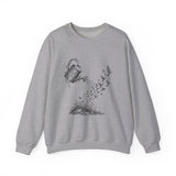 Surreal Garden Sweatshirt, Watering Can Birds Illusion Art Crewneck, Gardener Gift, Botanical Plant Tee